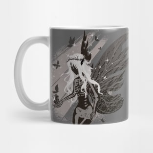 Gothic Skeleton Fairy Grunge Mug